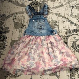 Girls overall dress